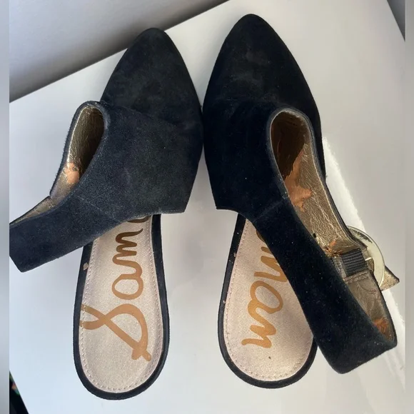 ๐(2 for $15)๐ Sam Edelman Black Suede Heels (Please Read Description) - Picture 3 of 13
